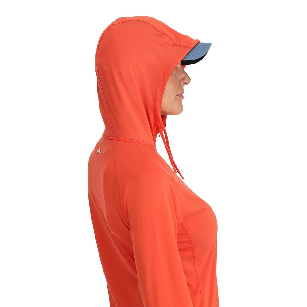 Simms SolarFlex FullZip Hoody Women's in Watermelon